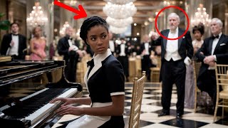 Rich Man Forces Black Waitress to Play Piano to Mock Her, But Her Talent Stuns Him