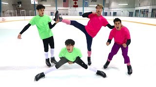 FUNNY ICE SKATING COMPETITION!