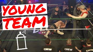 GLASGOW NEDS STORM WRESTLING RING