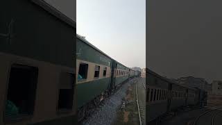 Rehman Baba Express 47up passing through Sohawa Railway Station Pakistan Railways