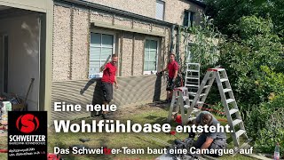 Das Schweitzer-Team bei dem Aufbau einer RENSON Camargue