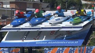 Women's Kayak Cross - Quarter-Final 4 / 2024 ICF Canoe Slalom World Cup Ivrea Italy