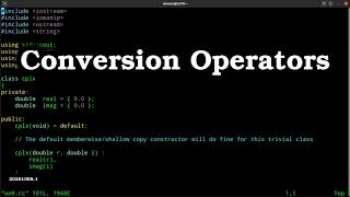 C++ Conversion Operators