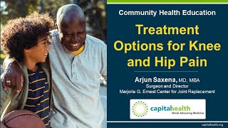 Treatment Options for Knee and Hip Pain