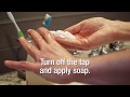 How to properly wash your hands