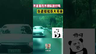 不是喜欢不排队逆行吗，来和我大哥唠唠吧#shorts #交通安全 #交通安全猿 #安全駕駛