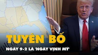 Ông Trump ký tuyên bố ngày 9-2 là 'ngày vịnh Mỹ' khi đang bay qua vịnh Mexico