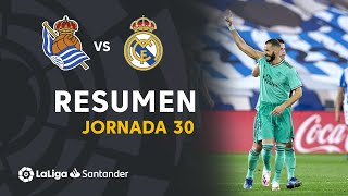 Resumen de Real Sociedad vs Real Madrid (1-2)