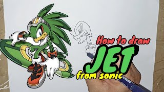 How to draw JET from Sonic