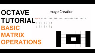 Octave Tutorial on Basic Matrix Operations