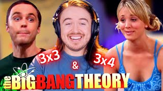 *HEARD THEM IN BED?!!* The Big Bang Theory S3 Ep 3 & 4 Reaction: FIRST TIME WATCHING