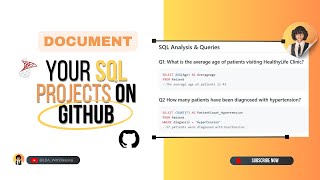 How to Document a SQL Project on GitHub (Beginner Guide)