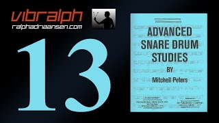 Vibralph - Etude 13 / Advanced snare drum studies (Mitchell Peters)