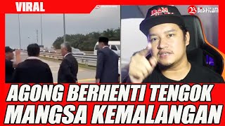 Agong Kita Berhenti Tanya Khabar Mangsa Kemalangan MEX Putrajaya