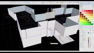 Relaxing 1 Hour Drafting/3D modeling Project Start-Interior Walls