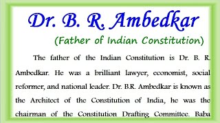 BR Ambedkar essay in English 2023 about ambedkar in English biography of ambedkar speech in English