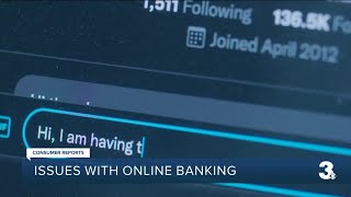 Issues with online banking