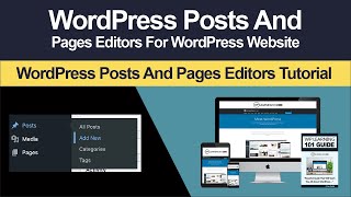 WordPress Posts And Pages Editors Overview In WordPress Website (Step By Step Tutorial)