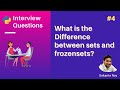 Set vs frozenset in Python | Python Interview Questions #4
