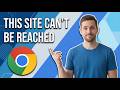How To Fix This Site Cant Be Reached Error In Chrome (Easy Guide)
