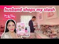 Husband Shops My Stash & Picks My Full Face of Makeup 🤭