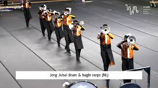 Jong Jubal drum \u0026 bugle corps (NL) tijdens de VLAMO Showwedstrijden 2022