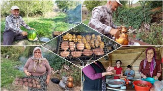 Bahçede piknik yaptık güzel bir gün oldu