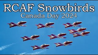 RCAF Snowbirds Canada Day Flypast in 4K - Ottawa - 2024-07-01.