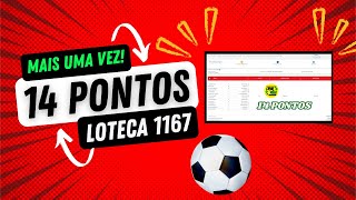 ACERTAMOS 14 PONTOS NA LOTECA 1167 | CANAL DO PUGA DICAS