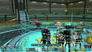 【プレイ動画】PSO2 狡猾なる黒翼の尖兵(撃破率150%越え）