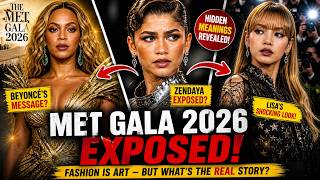 Met Gala 2026 EXPOSED — “Fashion Is Art” Theme Breakdown + Beyoncé, Zendaya & Lisa STUNNING Looks