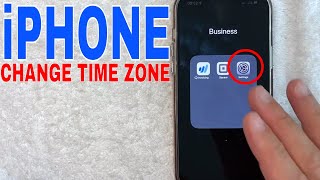 ✅ How To Change Time Zone On iPhone 🔴