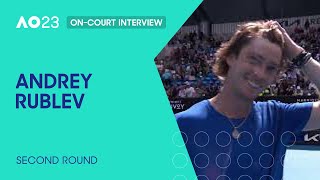 Andrey Rublev On-Court Interview | Australian Open 2023 Second Round