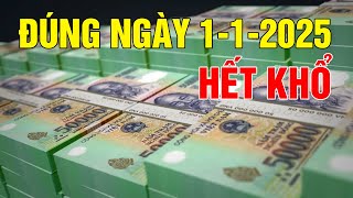 Tử Vi Hằng Ngày 1/1/2025 CHÚC MỪNG 4 CON GIÁP HẾT KHỔ