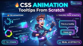 Master CSS Animations & Tooltips (Full Advanced Tutorial)