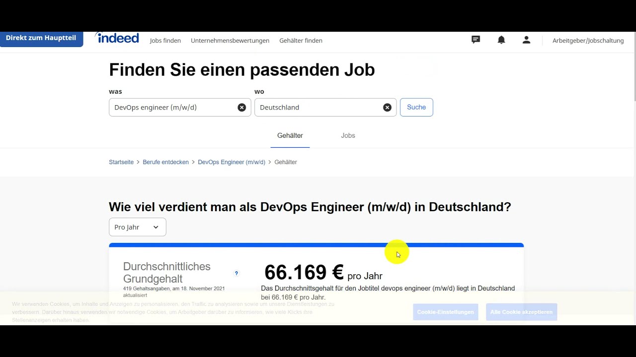 ️how To Do Job Search In German - Indeed ️ - YouTube