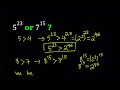 comparing 5^23 and 7^15