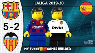Barcelona vs Valencia 5-2 • LaLiga 2019/20 • Resumen 14/09/19 • All Goal Highlights Lego Football