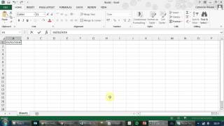 #56 Adding a date and time stamp to Excel