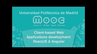 MOOC ReactJS & Angular - Module 6 - 1. Introduction to React