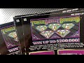 Back To Back Wins! Triple Double Diamond NJ Lottery Scratch Offs