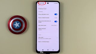 How to enable/disable Status Bar Notification Icon on Xiaomi Redmi Note 11 Android 12
