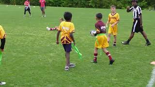 Evan Flag Football Game 2nd Grade Highlights 20240512