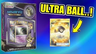 ULTRA BALL SECRET RARE!!!! Opening THE BEST Mimikyu Pin Collection Box | Pokemon Cards Opening