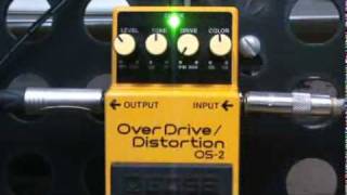 อ.โอ๋ ลองเสียงเอฟเฟคกีตาร์ BOSS OS-2 OVERDRIVE/DISTORION MOD BY THANAPATR SOUND DEMO