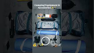 Camping equipment and accessories 💥🪄 #viralvideo #trekkingvlogs