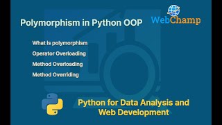 Python 17: Polymorphism in Python || Compile time and Run time polymorphism in Python