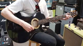 Ibanez EP10 Steve Vai Signature Acoustic-Electric Guitar demo at Basone Guitar Shop