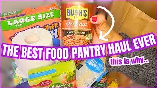 Homemaking Below The Poverty Line Food Pantry Haul 2025