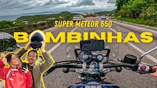 SUPER METEOR 650 E PRAIA COMBINAM? 🤨UM RIDE PELO LITORAL! #supermeteor650 #royalenfieldbrasil